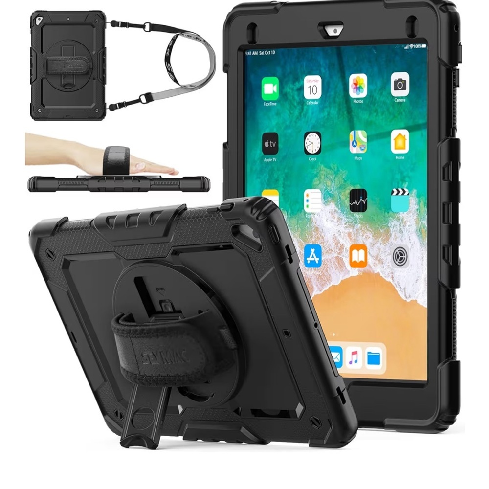 SEYMAC Stock Case For IPad 6th / 5th
Generation Case/Air 2/ Pro 9.7” 460/Lb